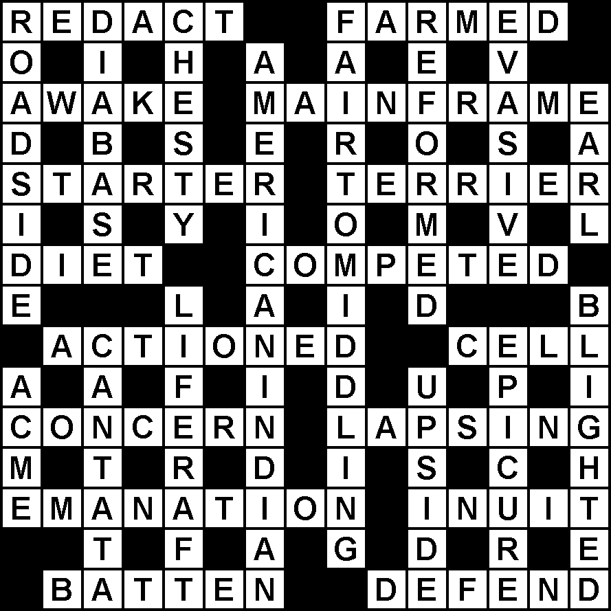 The Stickler Weekly 110 Solution Australian Crosswords