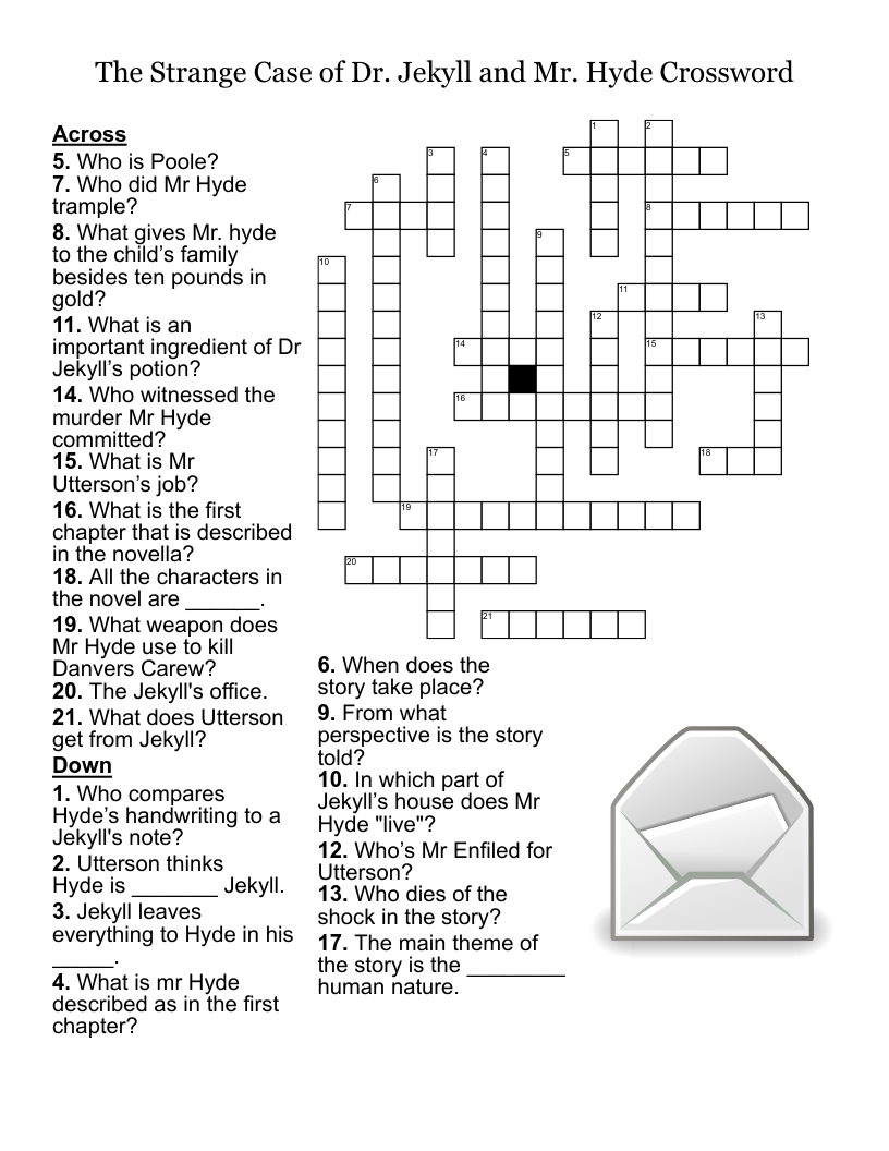 strange crossword clue