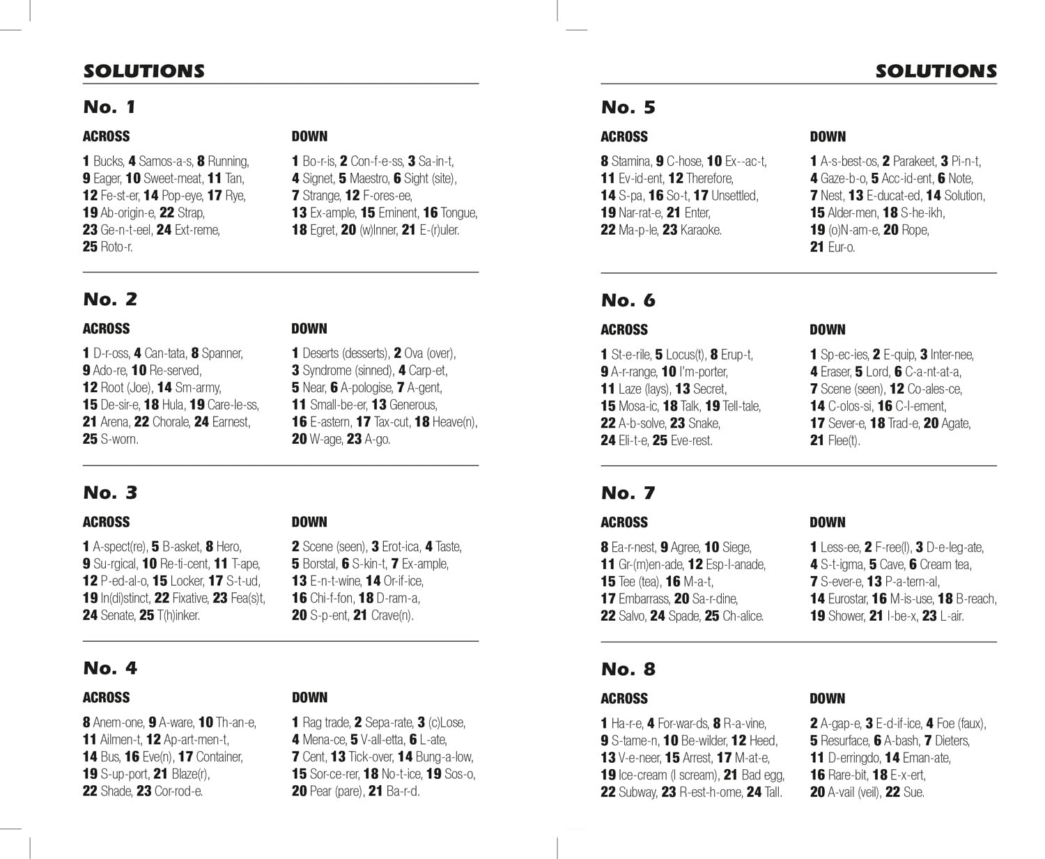 eminent crossword clue