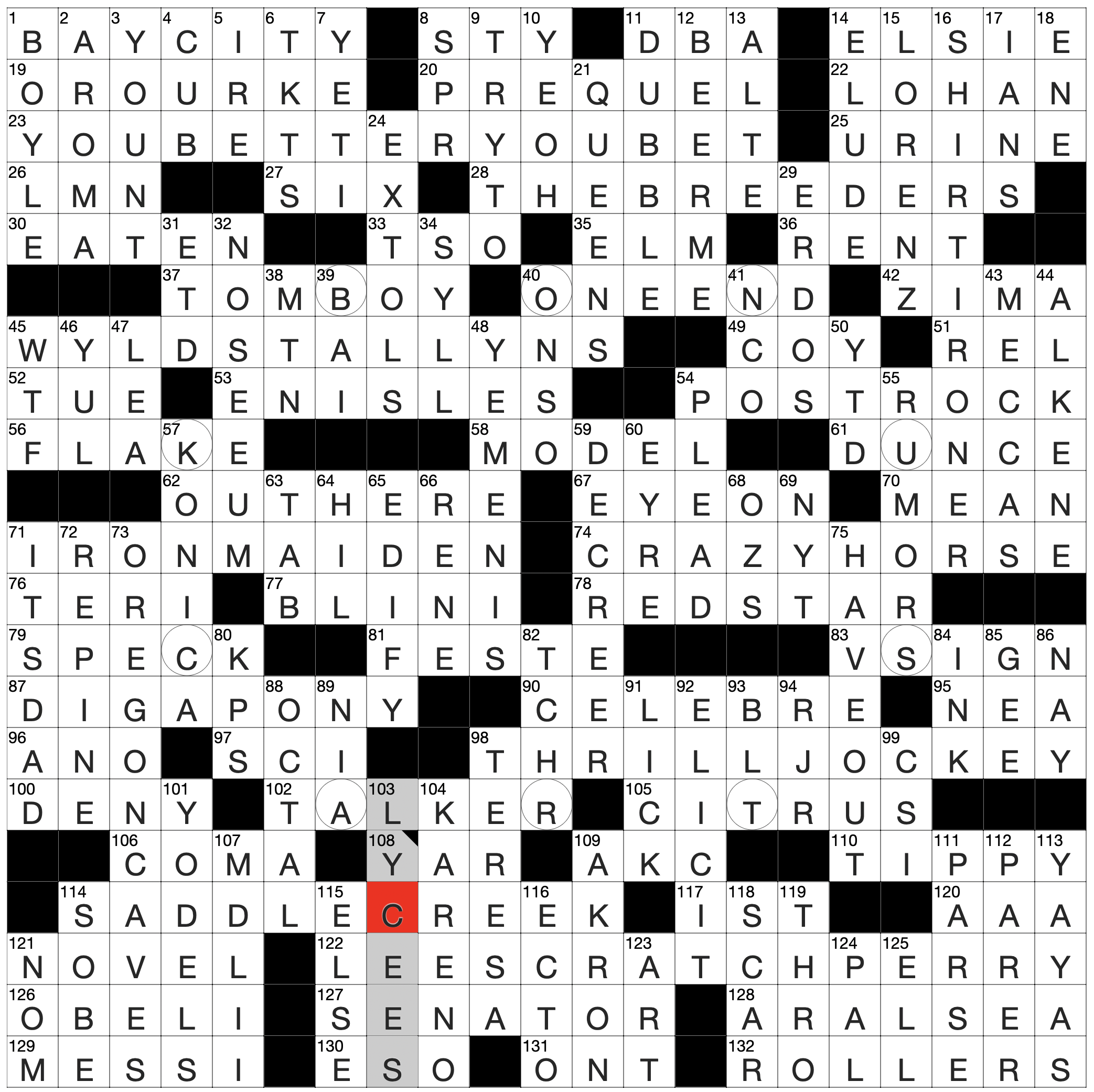Thursday April 24 2025 Diary Of A Crossword Fiend
