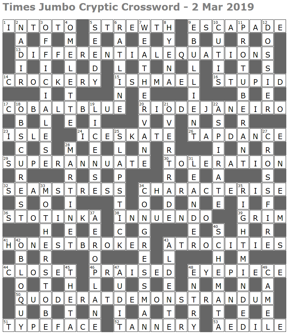 Times Jumbo Cryptic Crossword 1369 Lucian Poll s Web Ramblings
