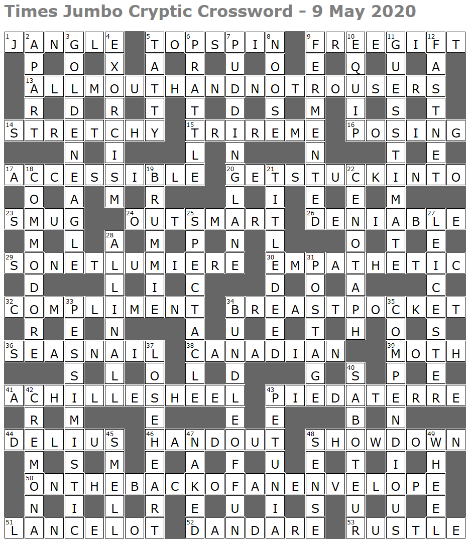 Times Jumbo Cryptic Crossword 1439 Lucian Poll s Web Ramblings