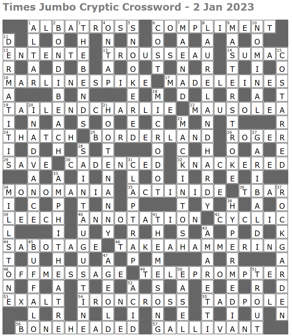 Times Jumbo Cryptic Crossword 1593 Lucian Poll s Web Ramblings
