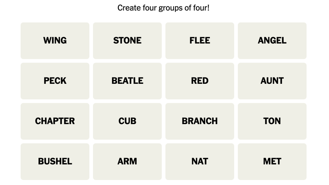 Today s NYT Connections Hints and Answer For Thursday October 5 2023 Lifehacker