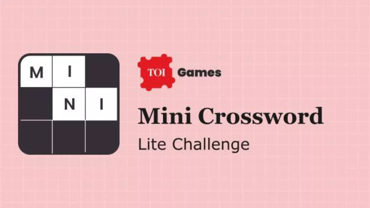 Today s TOI Mini Crossword Clues For 23 May 2025 The Times Of India