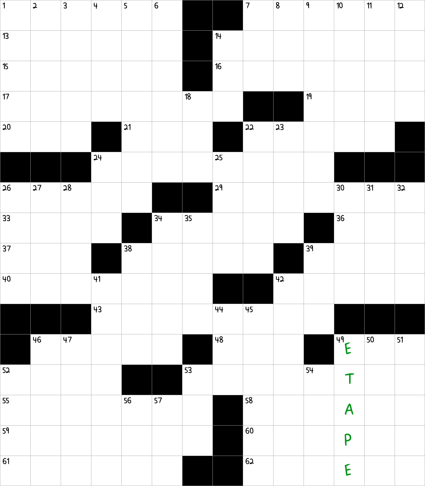 Tour De France Stage NYT Crossword Clue March 27 2025