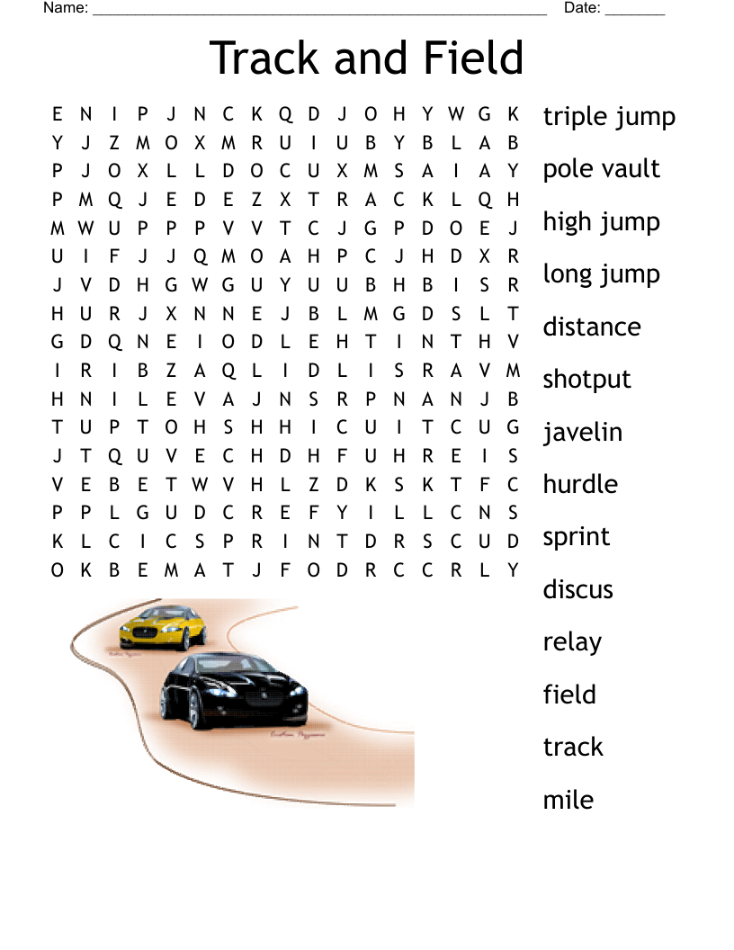 Track And Field Crossword WordMint Track And Field Crossword WordMint