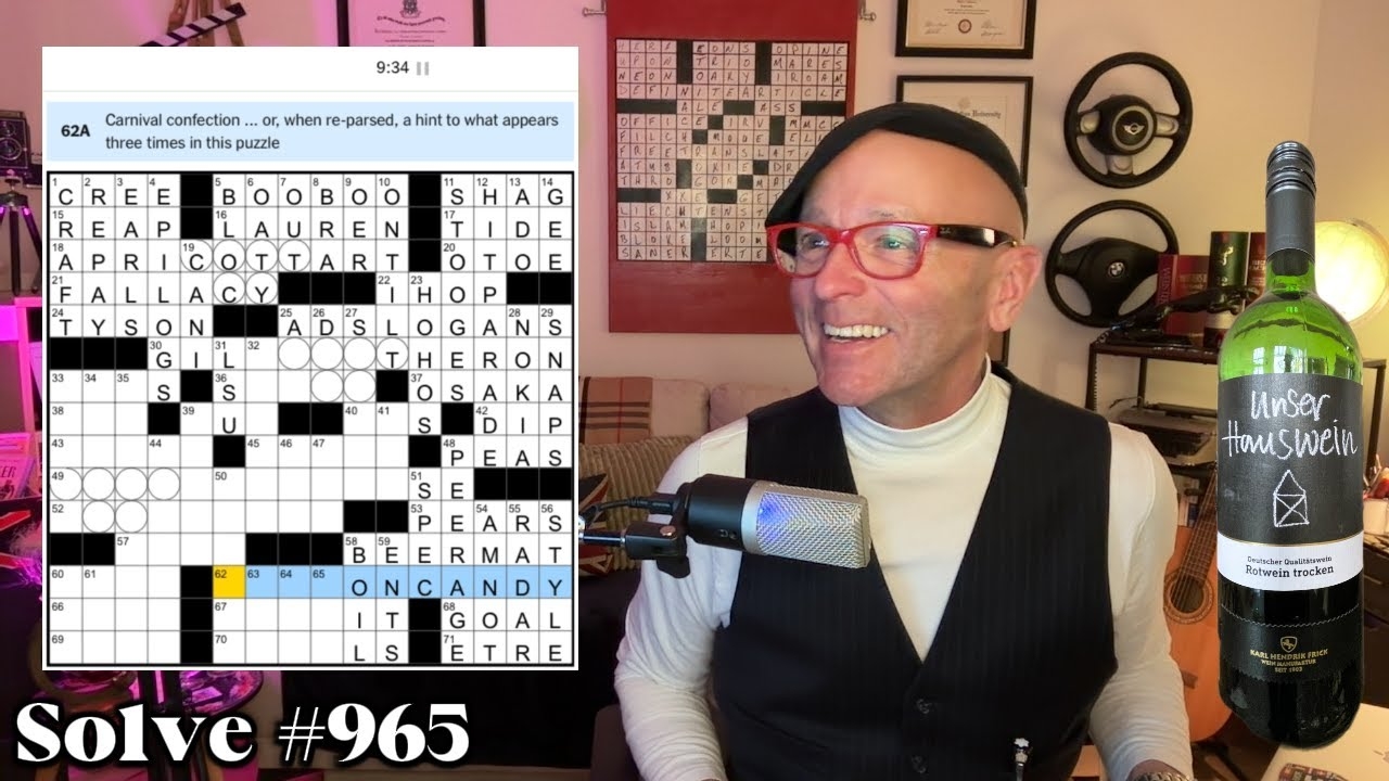 Tuesday NYT Crossword By Enrique Henestroza Anguiano And An Unser Hauswein Let s Wine Down YouTube Tuesday NYT Crossword By Enrique Henestroza Anguiano And An Unser Hauswein Let s Wine Down YouTube
