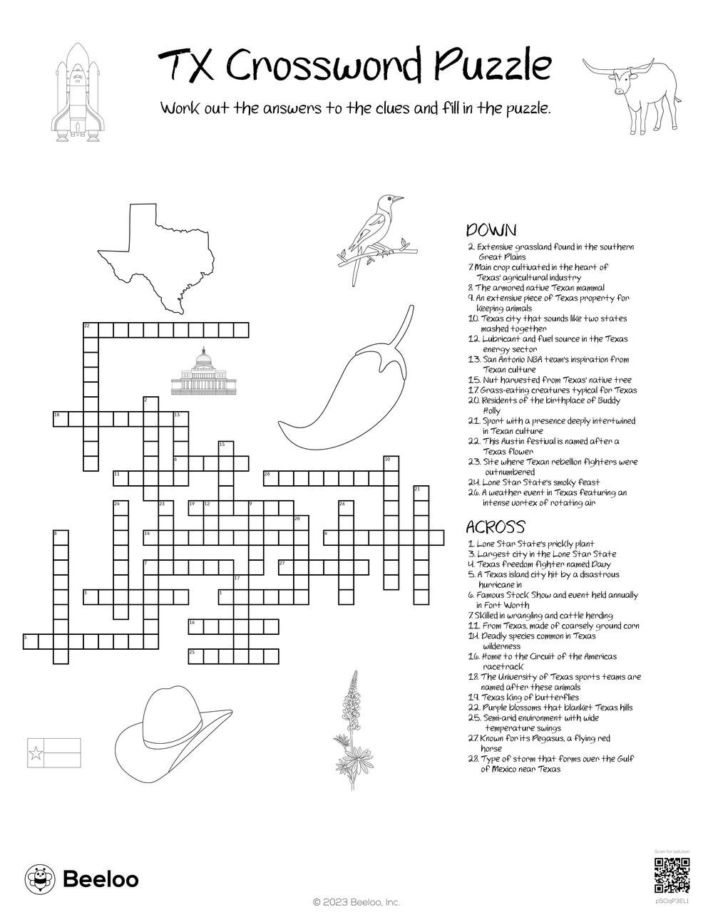 grassland crossword clue