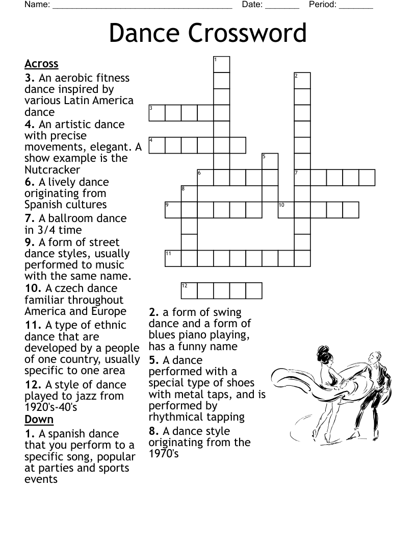 Upbeat Dance Crossword Puzzle Clue At Dwight Burke Blog Upbeat Dance Crossword Puzzle Clue At Dwight Burke Blog