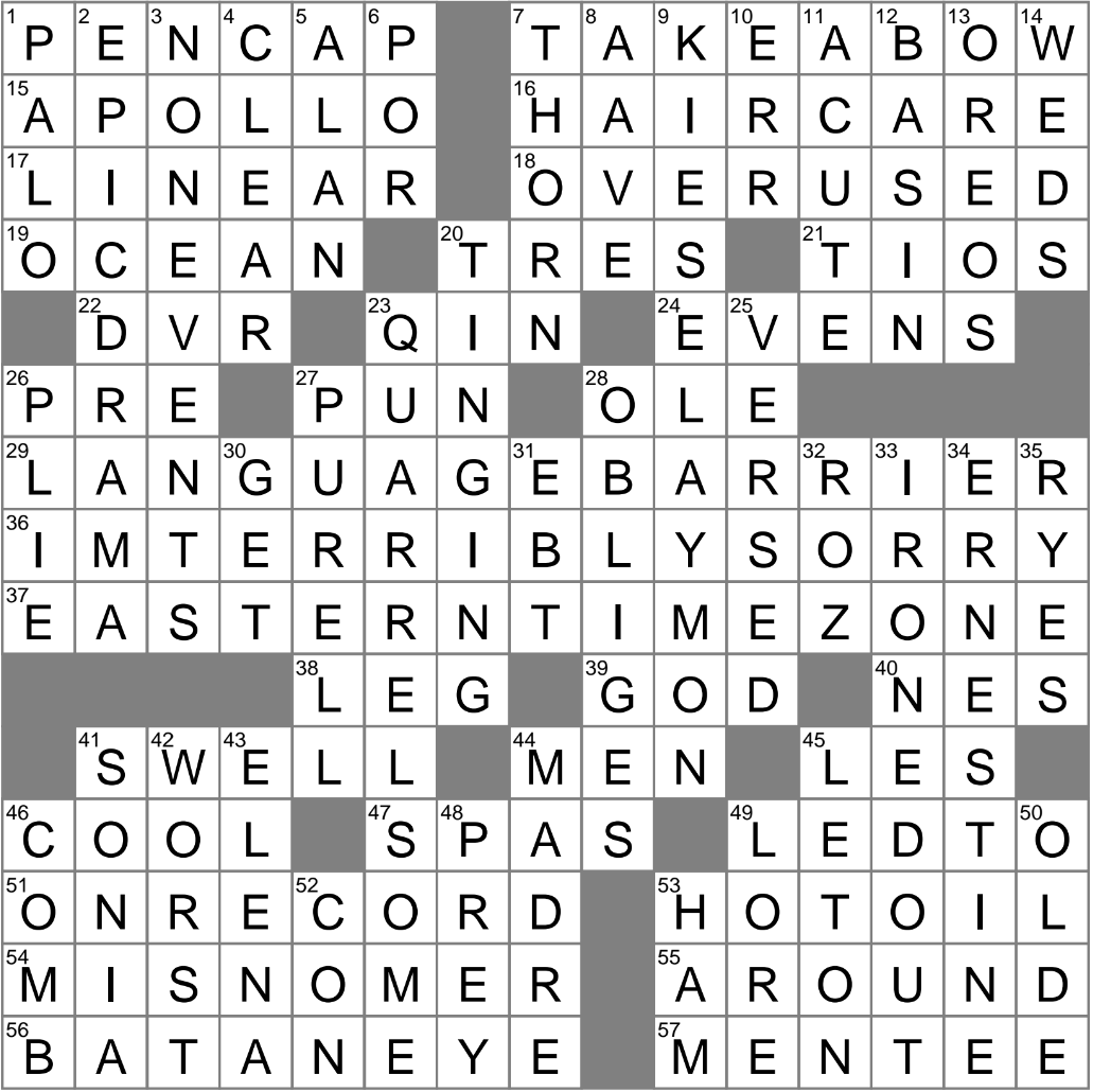 Upper Management Crossword Clue Archives LAXCrossword