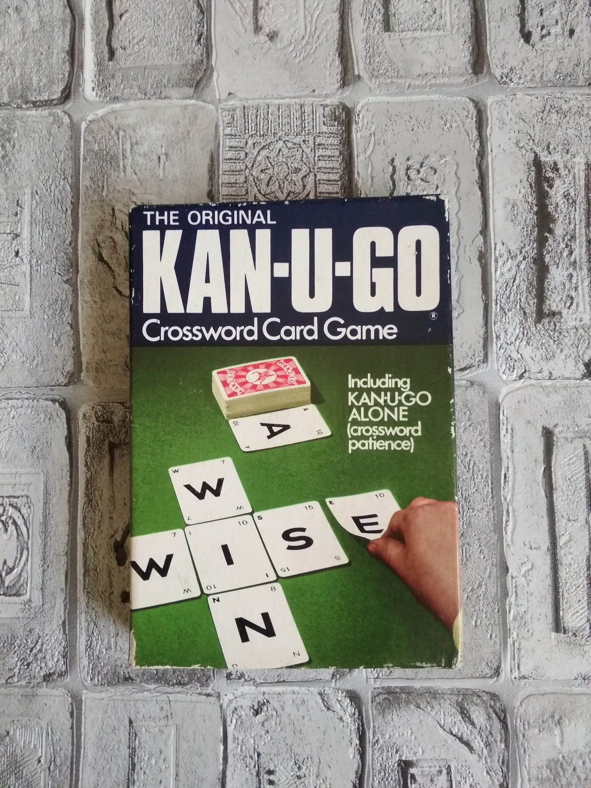 Vintage Kan u go Crossword Card Game 1975 Retro Edition Etsy