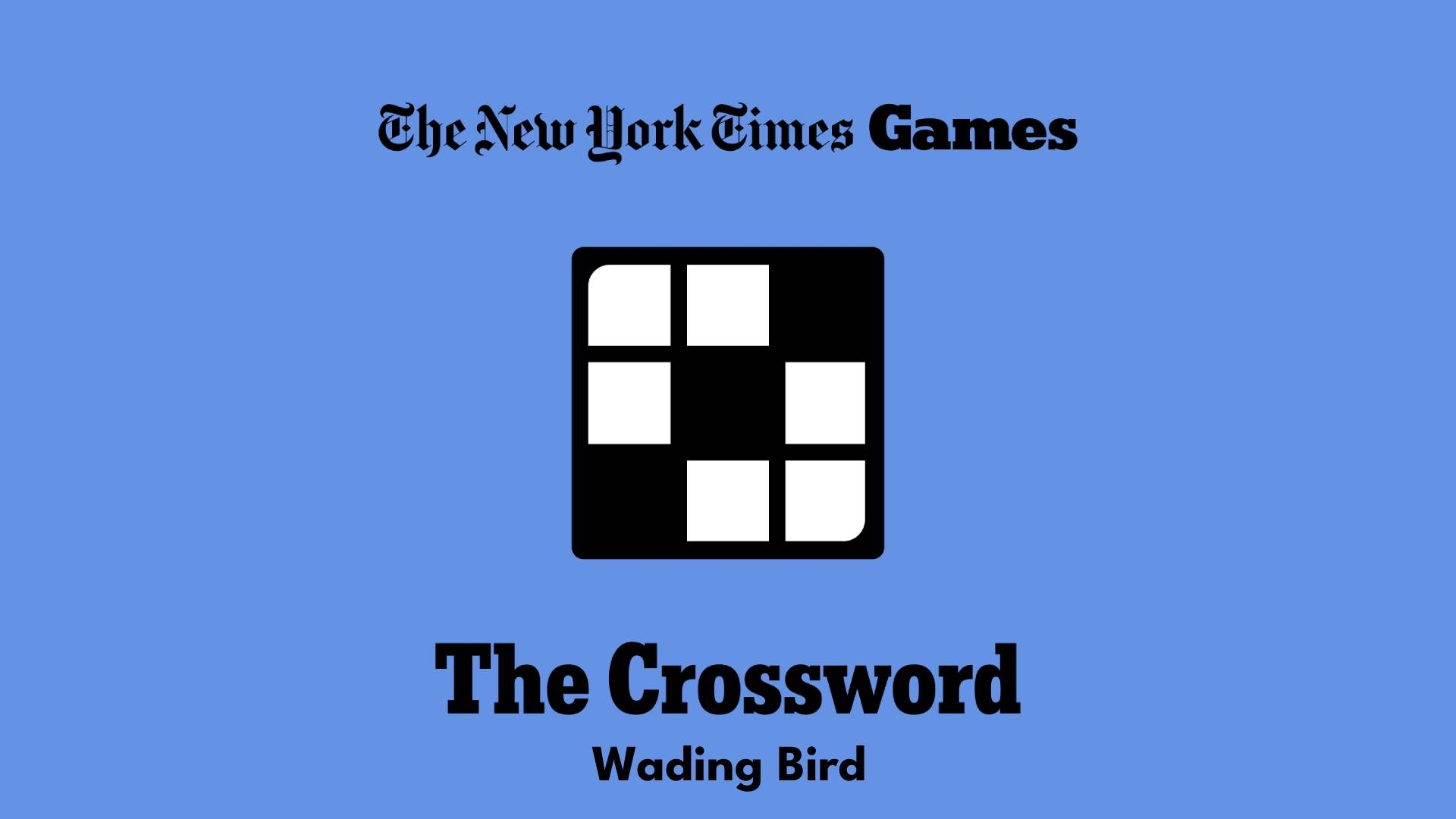 Wading Bird Crossword Clue Answer Power Up Gaming Wading Bird Crossword Clue Answer Power Up Gaming