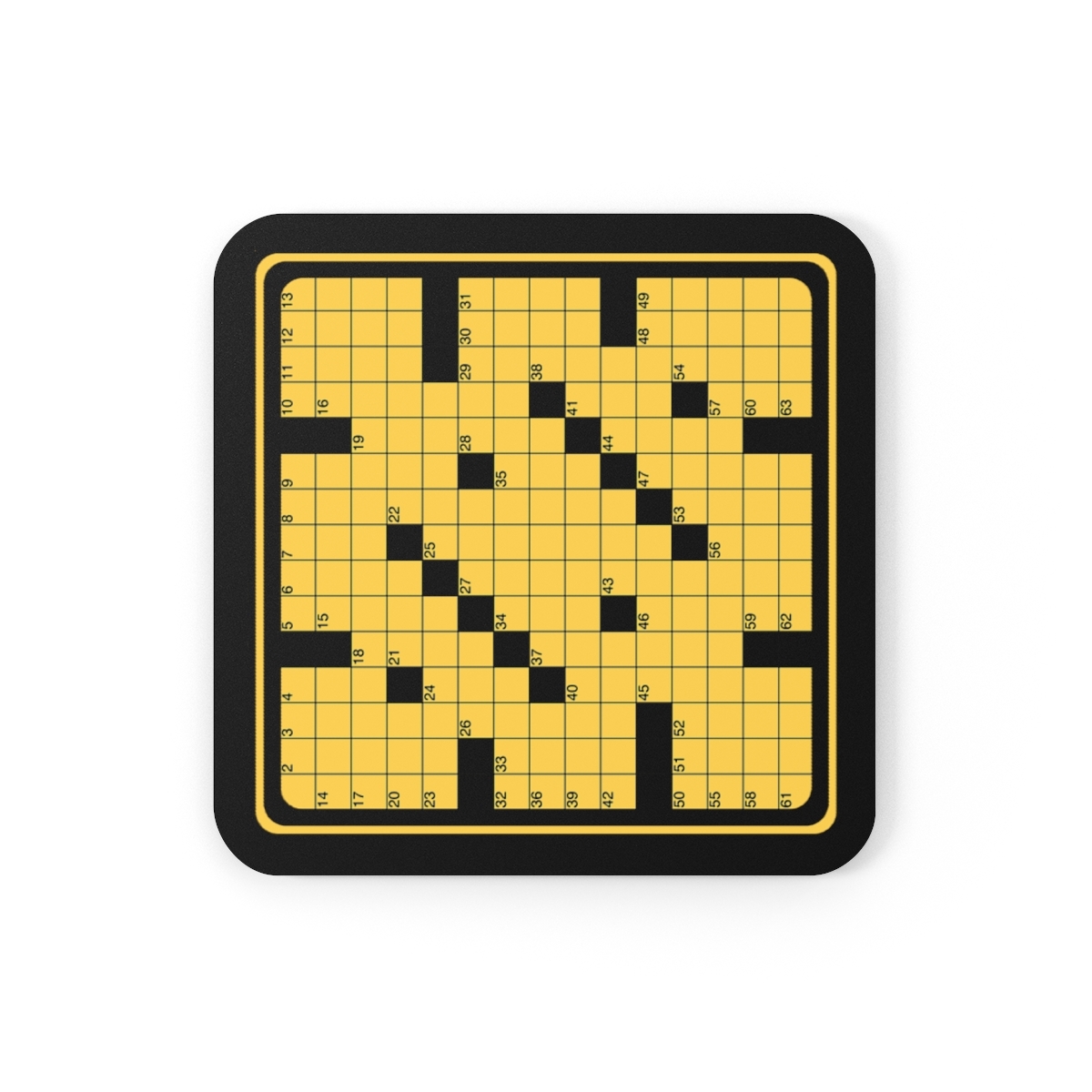 Warning Sign Coaster Crossword Sign Bumbleduck Fine Goods Warning Sign Coaster Crossword Sign Bumbleduck Fine Goods