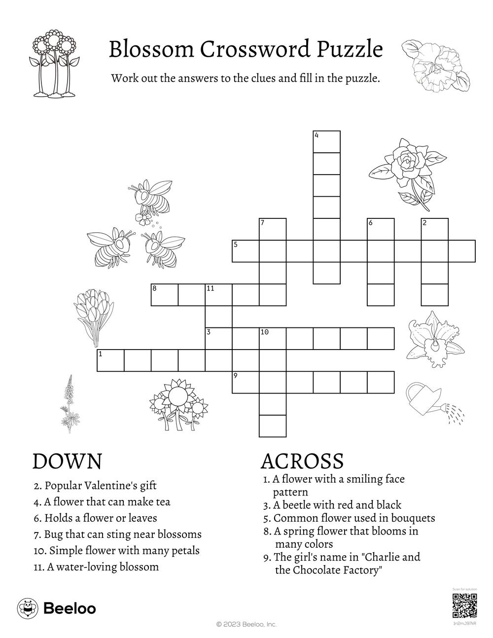 Water Flowers Crossword Puzzle Clue At James Fontanez Blog