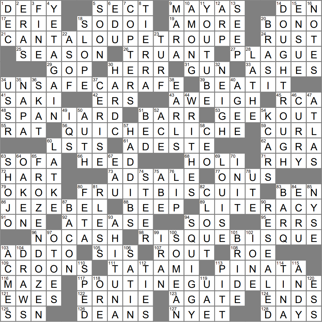 Website Known For Feminist Cultural Criticism Crossword Clue Archives LAXCrossword