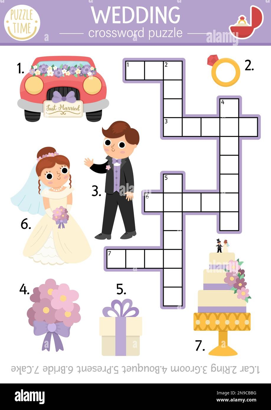 crossword puzzle wedding crossword puzzle wedding