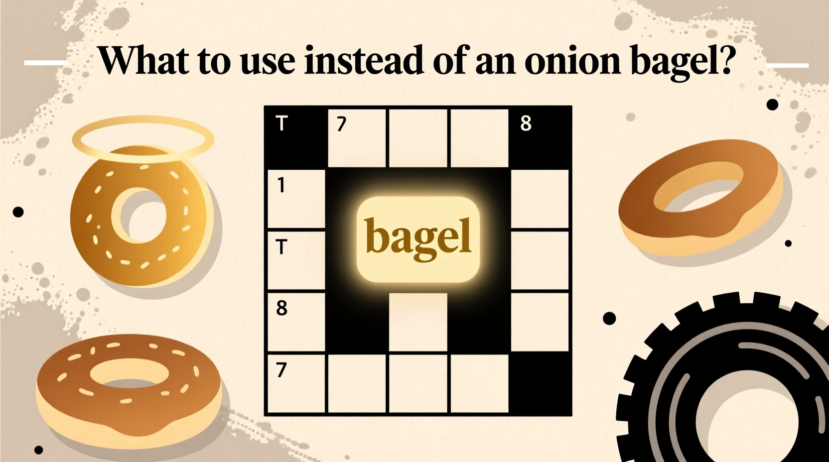 What To Use Instead Of An Onion Bagel In Crossword Puzzles