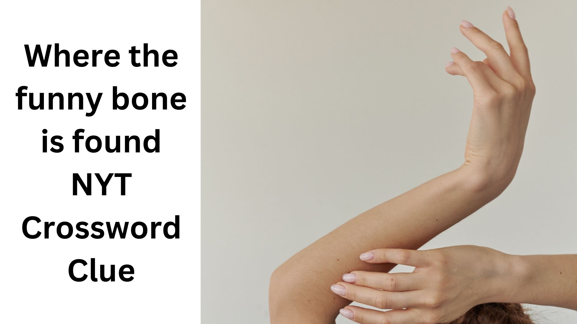 bone in the arm crossword clue