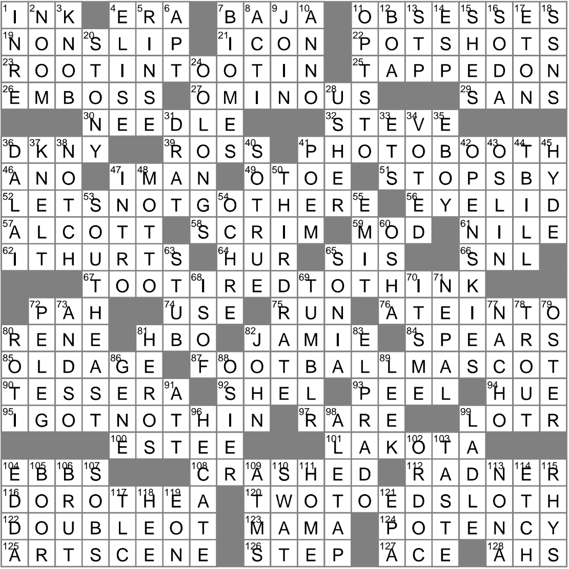 Willow Variety Crossword Clue Archives LAXCrossword