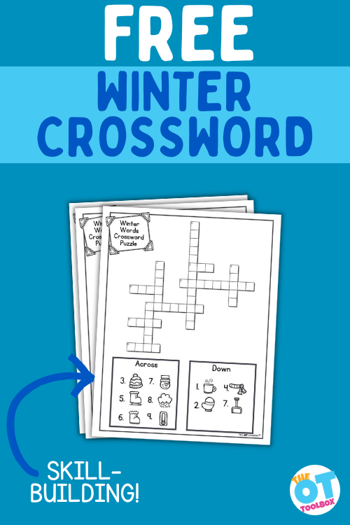Winter Crossword Puzzle The OT Toolbox