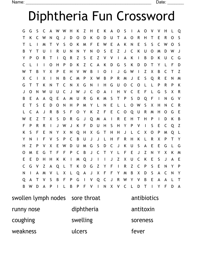 Winter Health Word Search WordMint