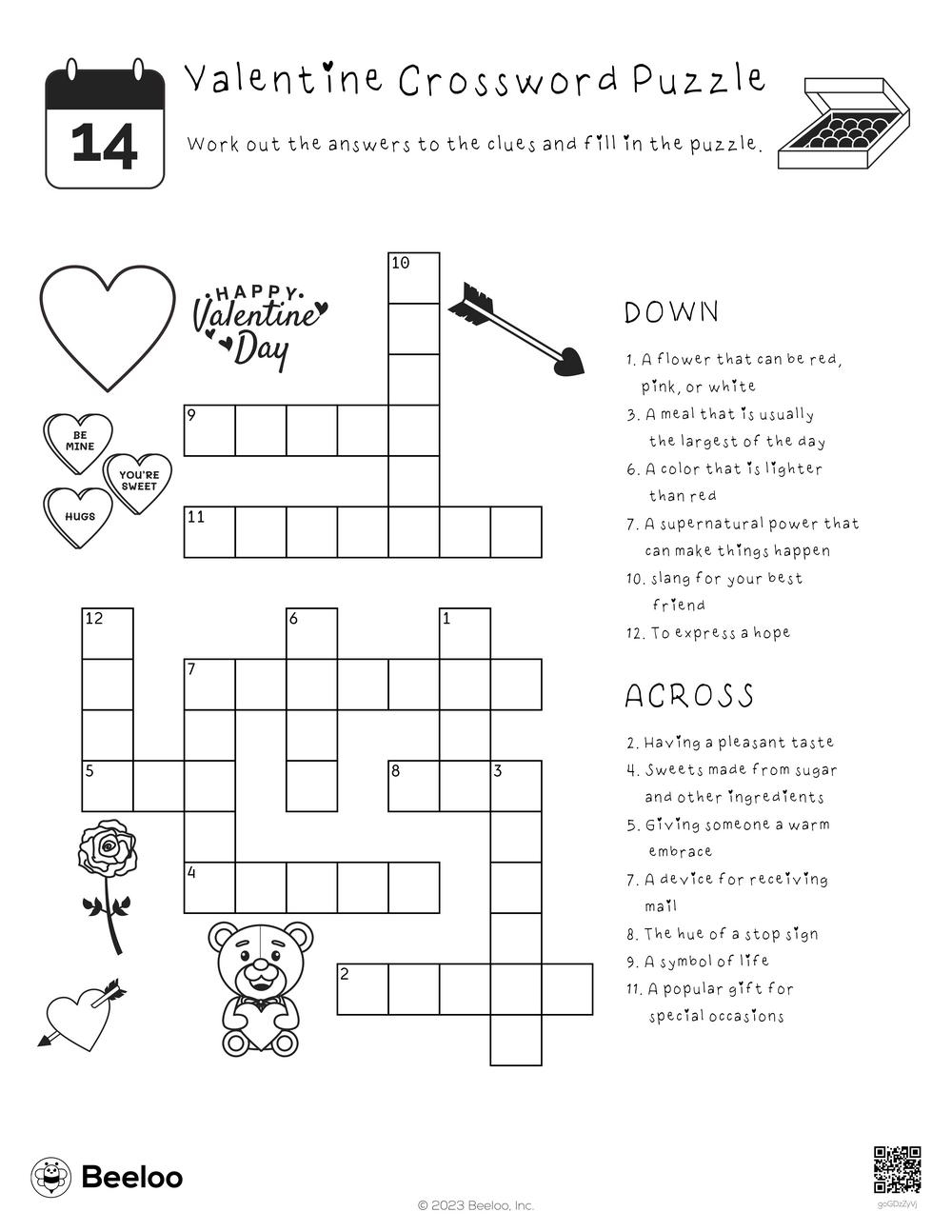 heart crossword clue