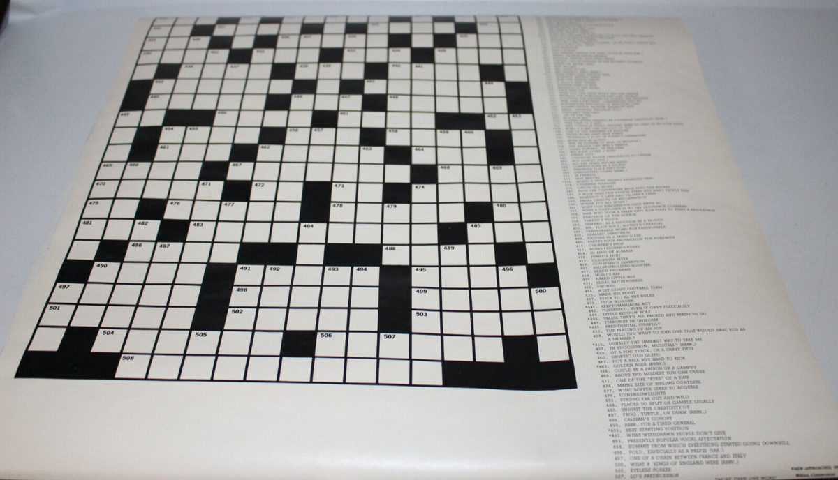 X Word 6ft Tall Crossword Wall Hanging Puzzle Multi Bi Lingual Language Reusable EBay
