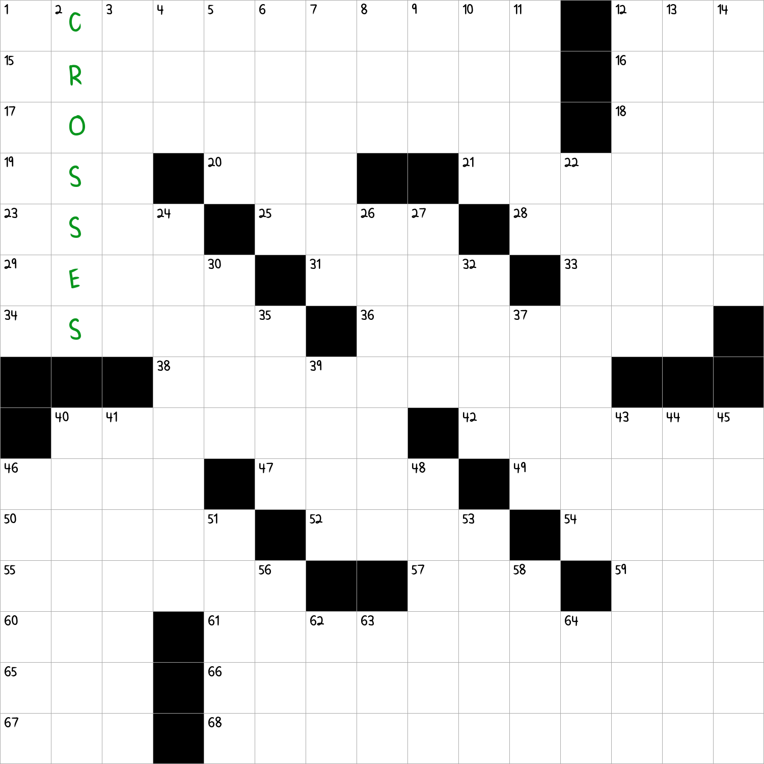 in a way crossword clue