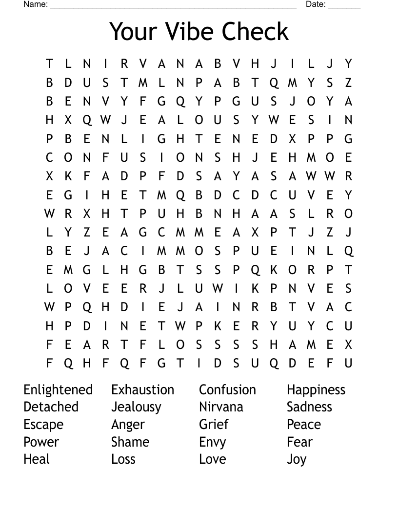 Your Vibe Check Word Search WordMint Your Vibe Check Word Search WordMint